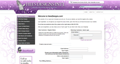 Desktop Screenshot of heesdesigns.com
